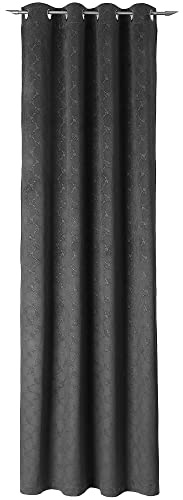 Joop! Ösenvorhänge Emboss anthrazit - 012