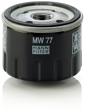 MANN-FILTER, MW 77 Ölfilter | Für Motorräder, Hohe Filtrationsleistung, Optimaler Motorschutz, Hochwertige Dichtung, Echte OE-Technologie