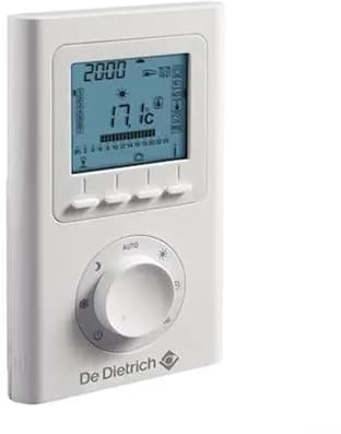 Thermostat dAmbiance Filaire Contact sec Programmable AD 137 De Dietrich Compatible toutes chaudières