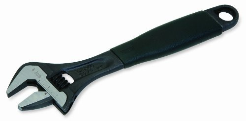 Bahco 9071 R US Verstellbarer Schraubenschlüssel, ergonomisch, 20,3 cm, Schwarz