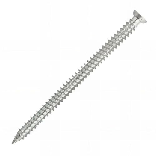 SCELL-IT, Vis béton tête fraisée 7.5 x 132 mm Boîte de 100, Fixation directe dans le matériau support plein, Montage traversant sans tension, pour une fixation rapide et solide