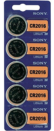 Sony CR2016BEA 3V Lithium Nicht wiederaufladbare Batterien (Lithium, 3V, 5 Stück, CR2016)