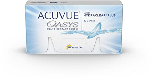 ACUVUE OASYS 2-Wochen-Kontaktlinsen für Tag und Nacht mit -4.00 dpt und BC 8.4 – UV Schutz, Austrocknungsschutz und extrem Komfortables Tragegefühl – 12 Linsen