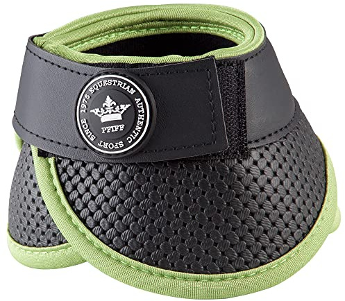 PFIFF 102042 - Campane per Saltare Rubi, con Chiusura in Velcro, Colore: Nero/Verde L