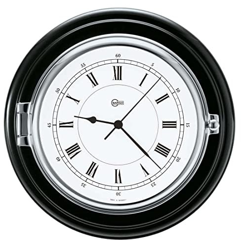 Barigo Schiffsuhr Captain Mahagoni schwarz