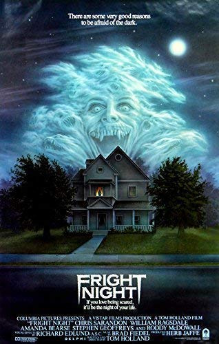 Poster Station Fright Night Horror Classico Locandina del Film Varie Taglie - A4 21 x 29 cm