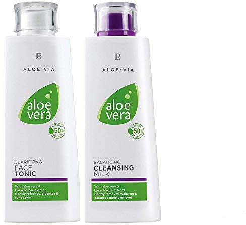 LR ALOE VIA Aloe Vera ansiktsrengöringsset (200 ml rengöringsmjölk & 200 ml ansiktstonic)
