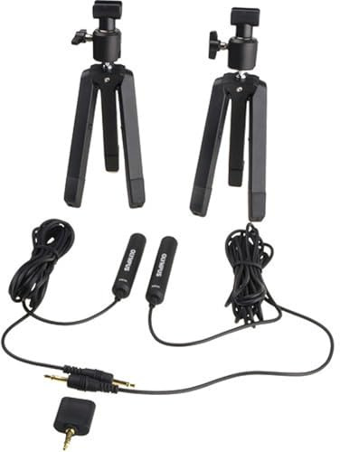 Olympus 145059 Microphone - Microphones (20-20000 Hz, Omnidirectional, 1.9 Ohm, Wired, 2.44 m, 9 V)