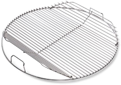 WEBER Grillgaller i rostfritt stål, hopfällbar för BBQ, Ø 47 cm – 7434