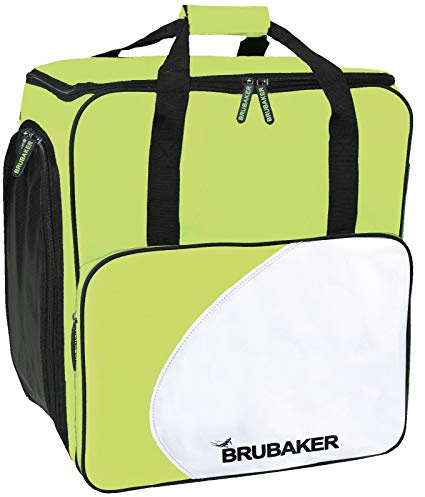 BRUBAKER ‘Lake Placid’ - Sac à Chaussures de Ski, Sac Casque, Sac à Dos Ski - Vert