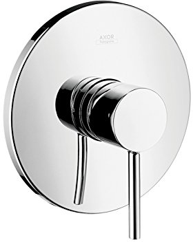 AXOR 10616000 Hansgrohe Starck Single Lever Shower Mixer Tap Flush-Mounted with Ping Handle Colour: Chrome Bathroom Fittings > for Bath