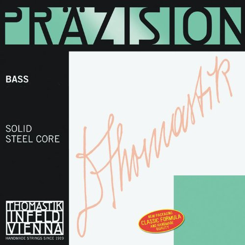 Thomastik-Infeld 1881.5 Precision double cordes de contrebasse, Unique E, 1881.5 à cordes, taille 1/2, noyau en acier, Chrome blessure