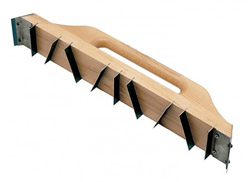 AUSONIA - 44100 GIPSHOBEL RABOT 42 X 6 GRAMM, 720 MIT GRIFF UND HALTERUNG AUS HOLZ, 11 PRÄZISE ANGEBRACHTE KLINGEN AUS GEHÄRTETEM STAHL, UM DIE BESTE LEISTUNG ZU ERZIELEN