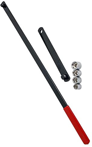 Dapetz ® Timing Belt Tension Setting 4pc 3/8 Drive Sockets Professional Garage Tool Kit Release Tension on Serpentine Belts