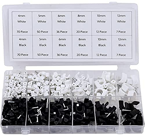 Rolson 61290 Kabelklämma, Paket med 390
