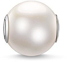 THOMAS SABO Bead Weiße Perle Groß 925er Sterlingsilber