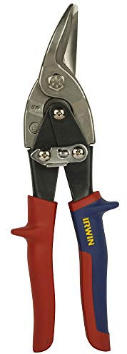 Irwin 101 Durchlauf-Blechschere für linke und gerade Schnitte, Hebelübersetzt, 10504309N