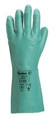 Delta Plus Guanti sinteticos – Guanto Nitrile Verde 30 cm Taglia 6,5
