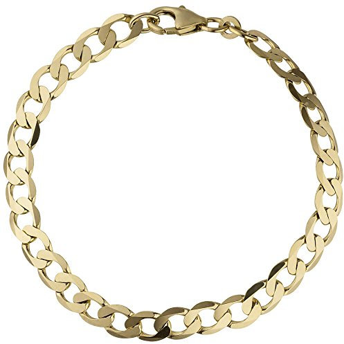 6,6mm Panzerarmband Armband Armkette Armschmuck aus 333 Gold Gelbgold 19cm