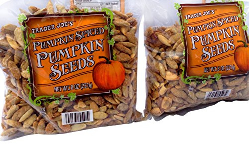 Trader Joes Pumpkin Spiced Pumpkin Seeds 2 Packs 8oz. Each Bag - Total 2 Items