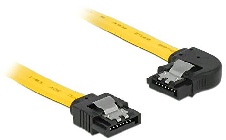 Delock Cable SATA de 6 Gb/s macho recto > conector SATA