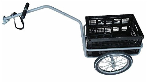16  Gepäck Fahrradanhänger Transportanhänger bis 90 KG Anhänger Lastenanhänger + Kupplung