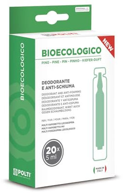 Polti Bioecologico PAEU0086, Anti Espumante y Desodorante con Fragancia a Pino para Polti Lecologico y Lecoaspira