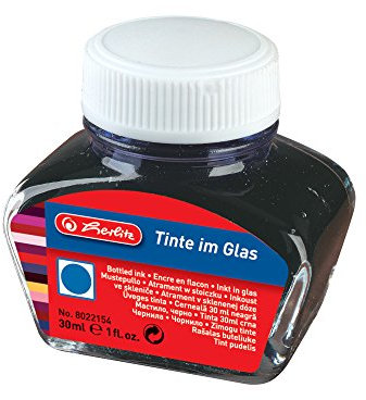 Herlitz 8022154 Tinte im Glas, 30 ml, königsblau