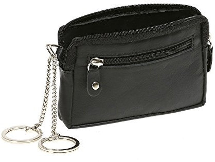 LEAS Schlüsseltasche Echt-Leder, schwarz Special Edition