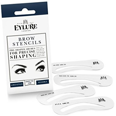 Eylure Brow Stencils, 4 count