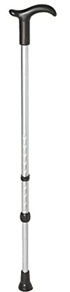 Rebotec Simplex Gehstock mit Fritzgriff Silber