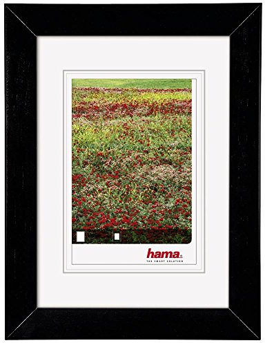 Hama Foggia – Rahmen (Single Picture Frame, Schwarz, Holz, 9 x 13 cm