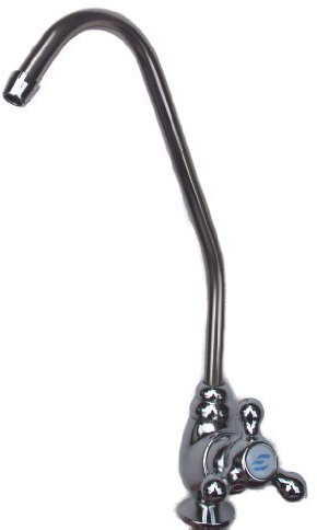 Water Filterman Robinet avec filtre compatible avec tous les systèmes de filtre à eau Chromé