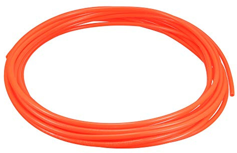 sourcing map Tubes Pneumatiques à Air 4mm OD x 2.5mm ID 6m(236 Pouce) PU Polyurethane Air Compresseur Tuyau Tube