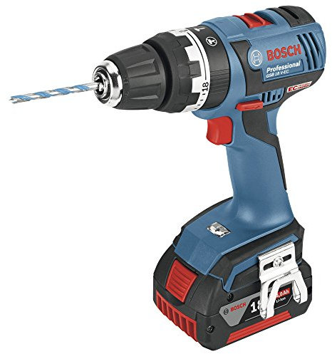 Bosch Professional GSB 18 V-EC Dynamic Trapano Avvitatore a Batteria, 18 V, Blu
