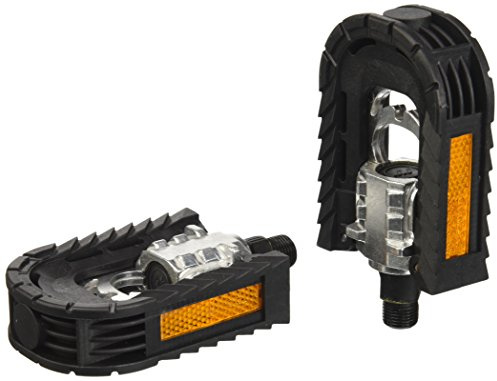 LAMPA MTB Pd-11-Juego de Pedales con Bolas Plegable Aluminio, Multicolor