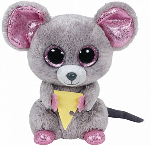 TY Squeaker Mouse Plüsch Beige/Pink One Size