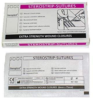 Steroplast Wound Closure Strips, 6mm x 75 mm, Pack of 30