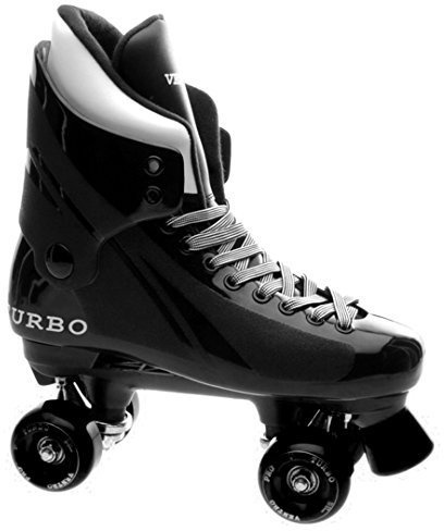 Ventro Pro Turbo VT01 Quad Roller Skates Black Size 4 UK