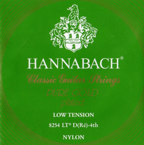 Hannabach Klassikgitarrensaiten Serie 825 Low Tension Spezialvergoldung - D4w