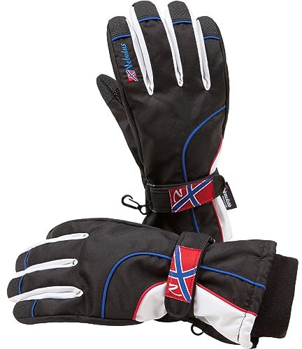 Nebulus Skihandschuhe Snowboardhandschuhe schwarz, Modell Spike, Größe 9,5 (L)