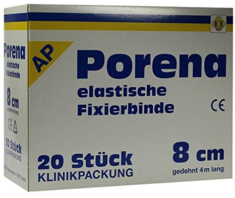 Porena Hochelast.Fixierbinde 8 cm