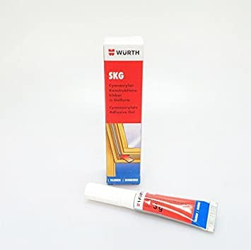 Würth Super Sekundenkleber gelartig 3g Tube