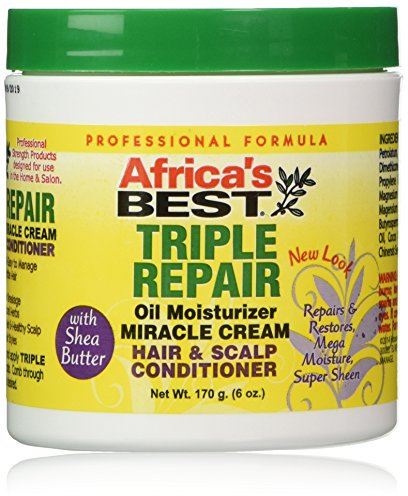 Africa,s Best Triple Repair Oil Moisturizer Cream Hair & Scalp Conditioner 170g