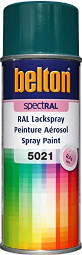 belton spectRAL Lackspray RAL 5021 wasserblau, glänzend, 400 ml - Profi-Qualität
