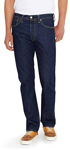 Levi's herr 501 Original Fit Straight Fit Jeans , One Wash, 36W / 36L