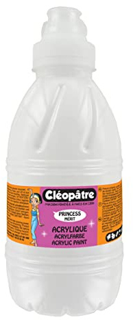 Cléopâtre PAM1-1 Acrylfarbe, Flasche mit 500 ml, Weiß