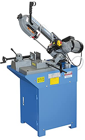 Fervi 0255 - Sierra de cinta electrónica con banco profesional