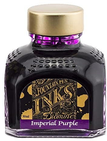 Diamine - Reservoarpenna bläck, Imperial Purple 80 ml