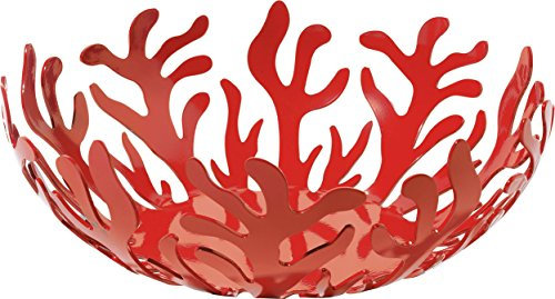 Alessi ESI01/25 R Mediterraneo Obstschale, rot